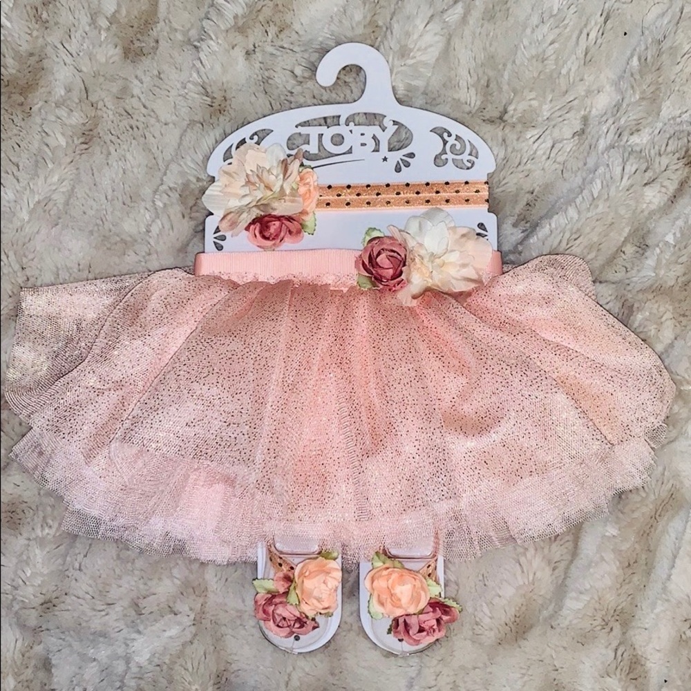 Princess “ Flower Child “  sparking Tutu set
